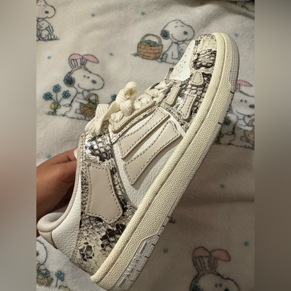 AMIRI Alabaster Cream Sneakers